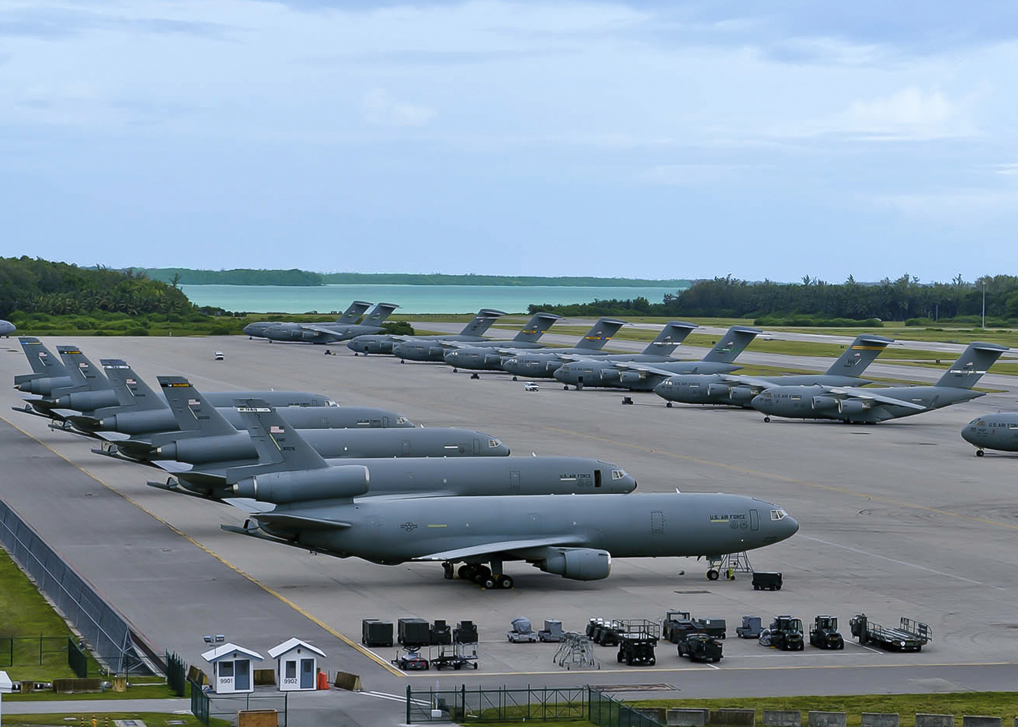 PHOTOS: Nearly 2,500 pieces of military cargo, including nearly