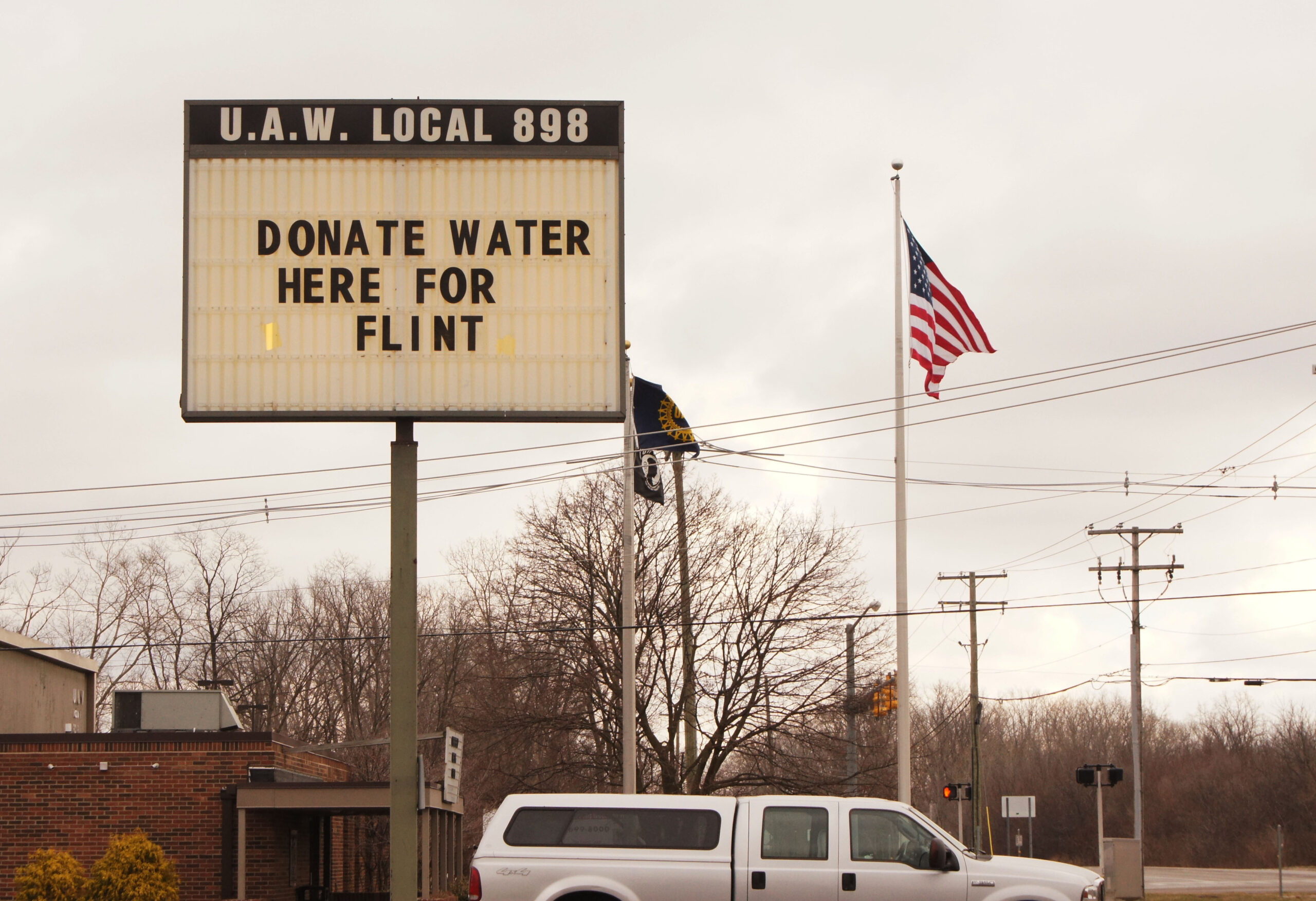 Hating here. Flint Water crisis problems.